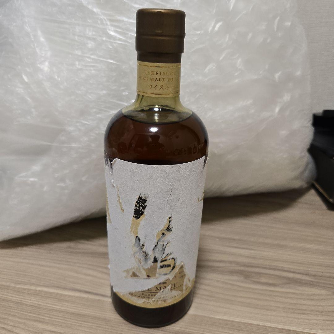 ラベル損傷　ニッカウヰスキー 竹鶴 21年 ピュアモルト 旧ボトル