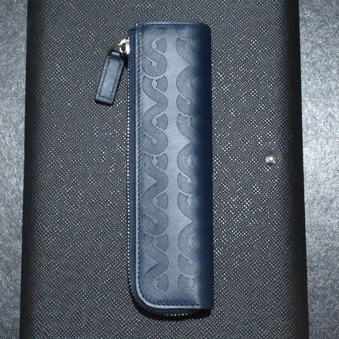 モンブラン ペンケース ペンポーチ 80日間世界一周 1本用 128635