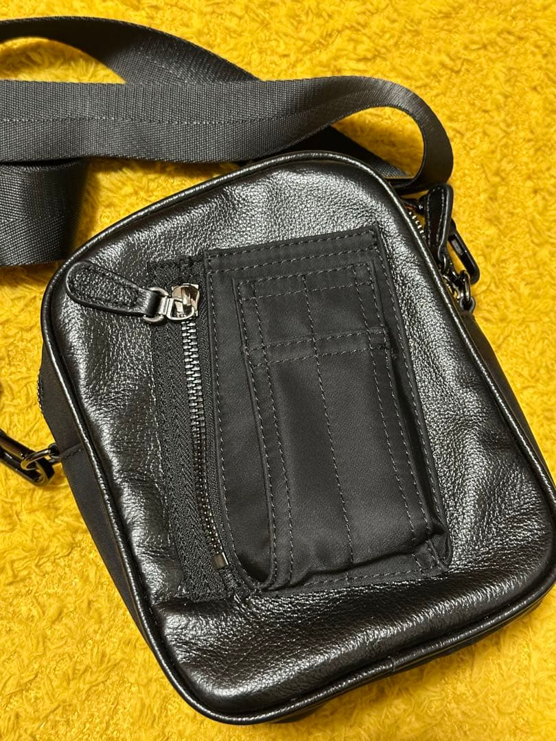 バッグ AVIREX:NYLON COMBI LEATHER SHOULDER BAG