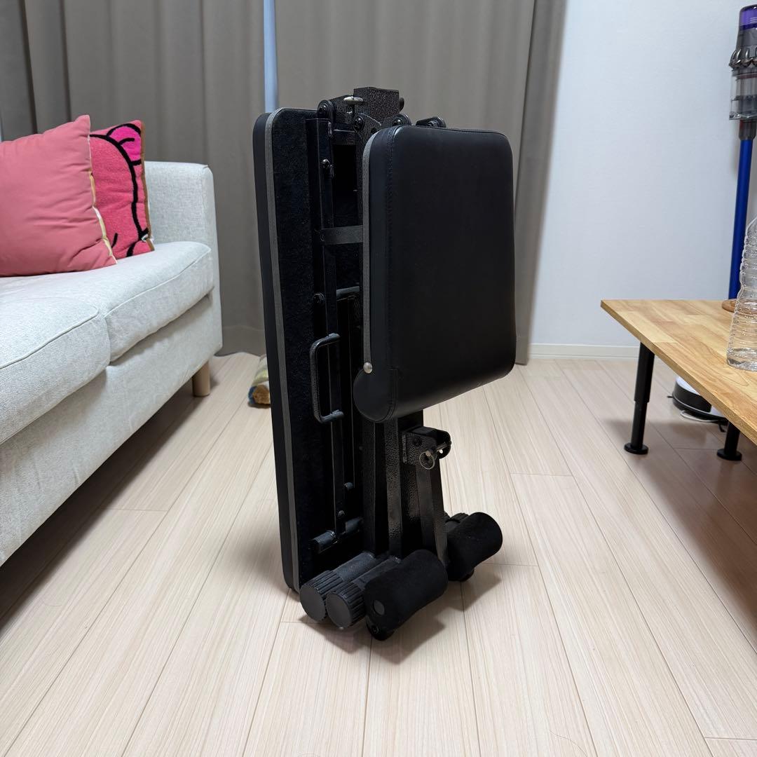 折りたたみ式トレーニングベンチ、ダンベルセット