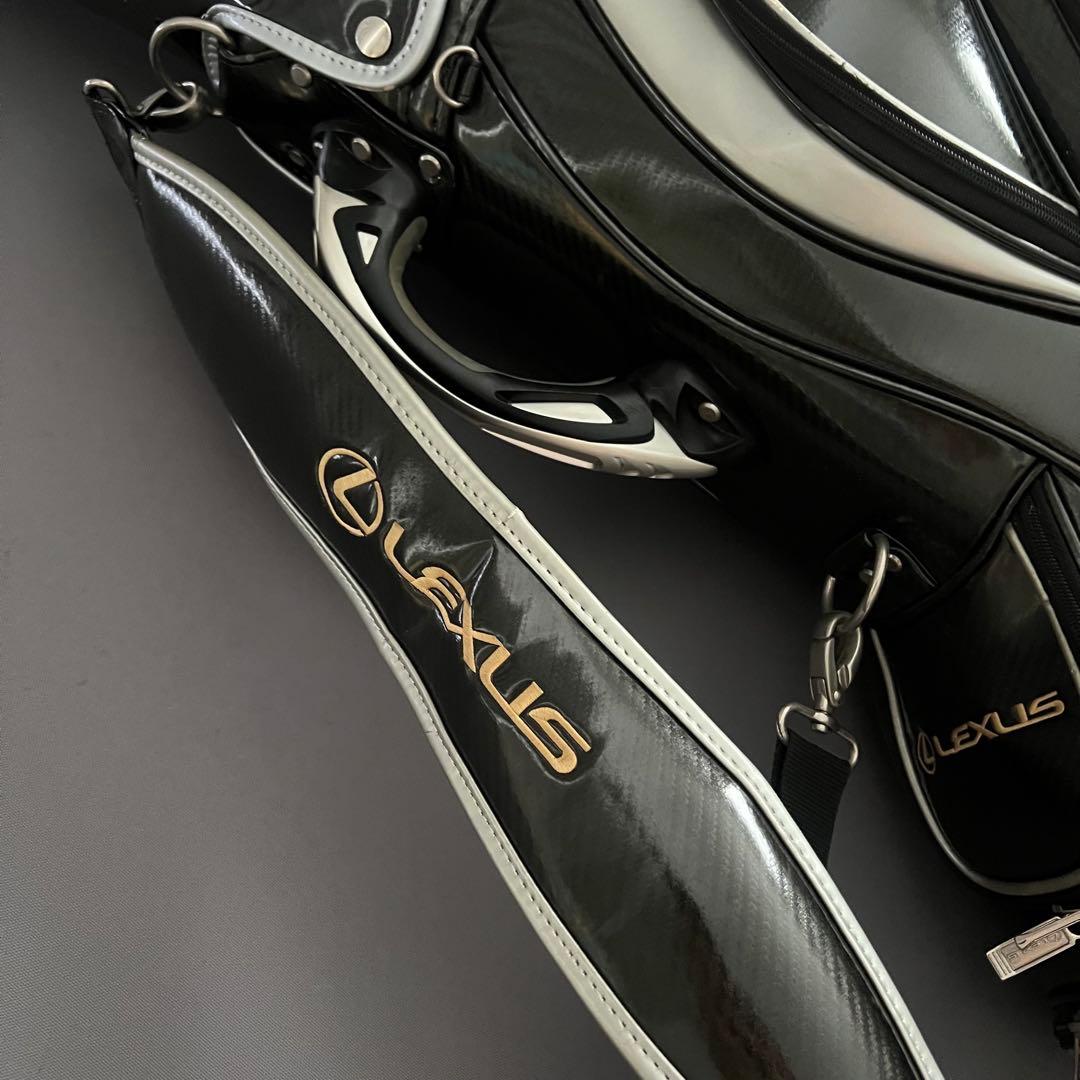 LEXUS レクサス　公式　キャディバッグ ブラック　黒　ゴルフ　GOLF 自立