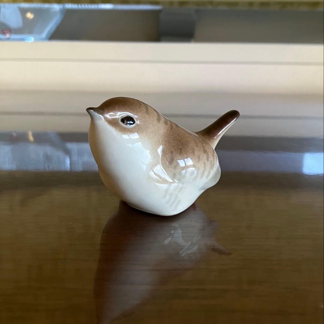 ロモノーソフ　フィギュリン　フィギュア　ミソサザイ　Made in USSR