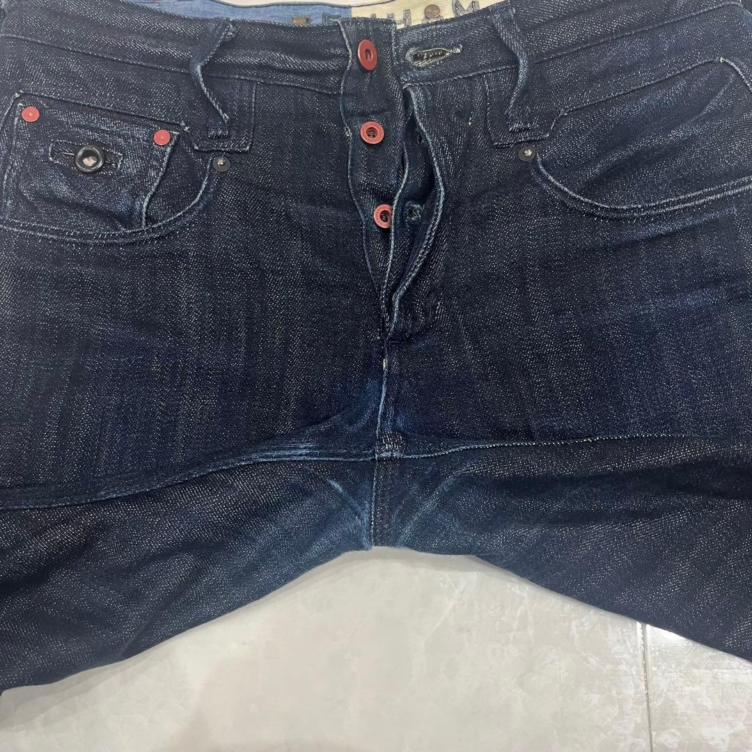 DENHAM クロスバッグ MIJLTV デニム W31 濃紺 限定品 410着