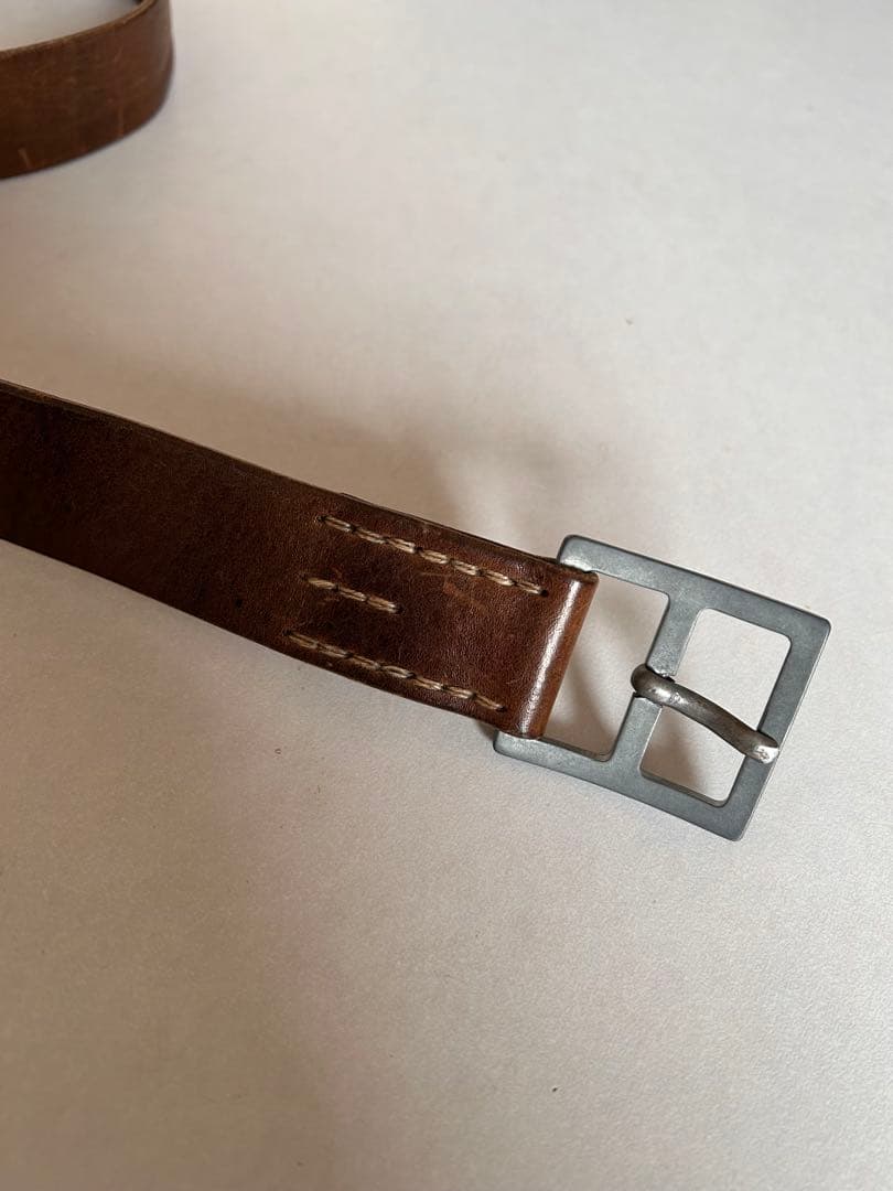 45R 45rpm ヴィンテージ　レザーベルト　男女兼用