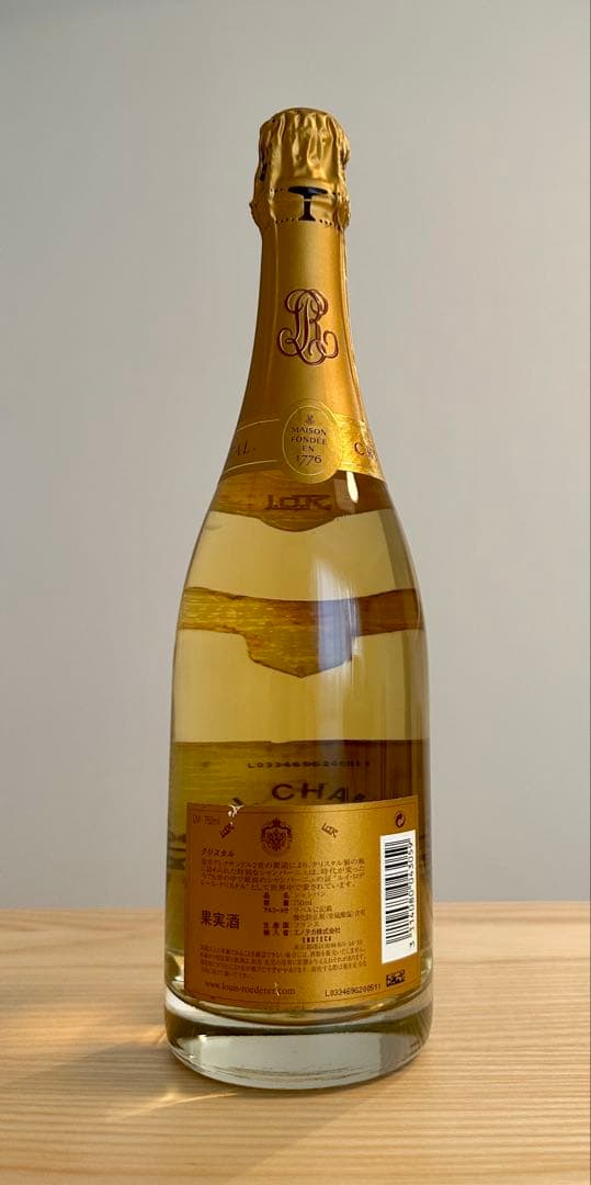 シャンパーニュ　ルイ・ロデレール クリスタル 2002 750ml