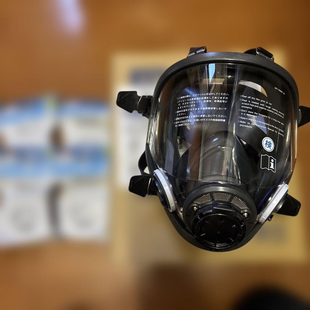 シゲマツ　面体　防毒マスク　塗装　農薬散布