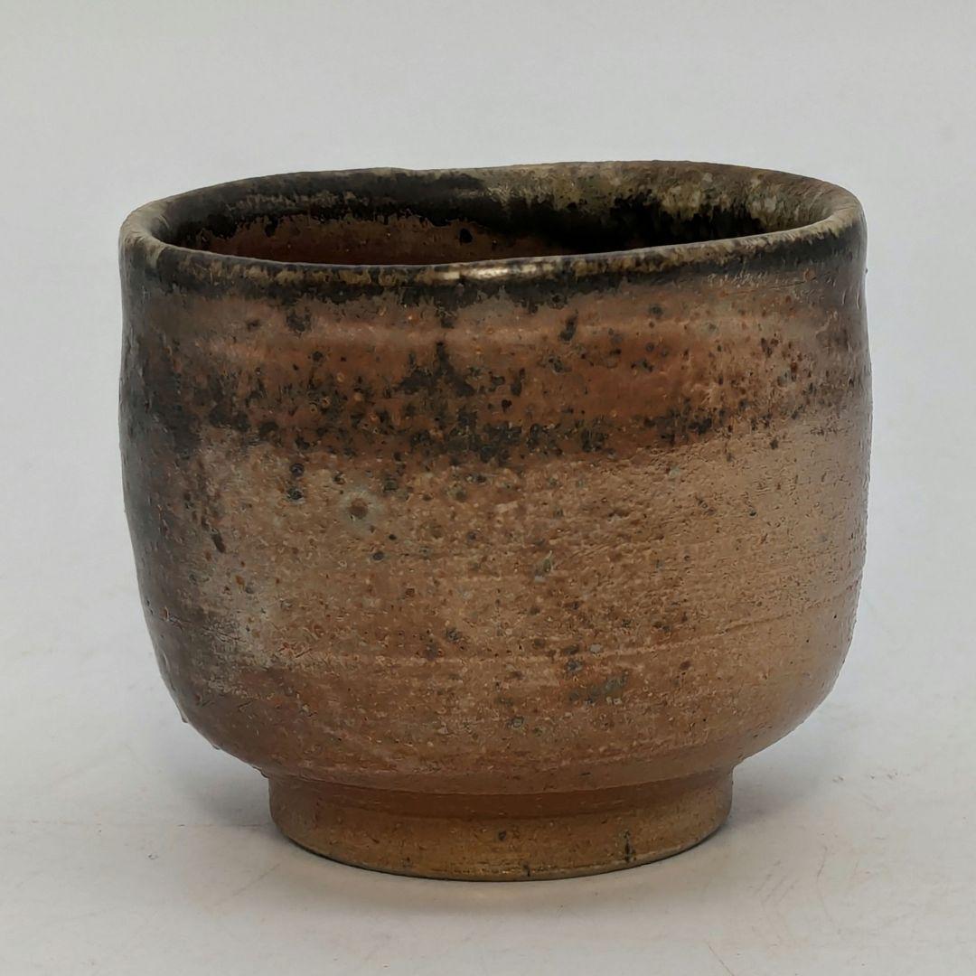 岡山県重要無形文化財 山本出 備前焼 金彩酒呑 共箱共布栞 ぐい呑み 酒器 食器