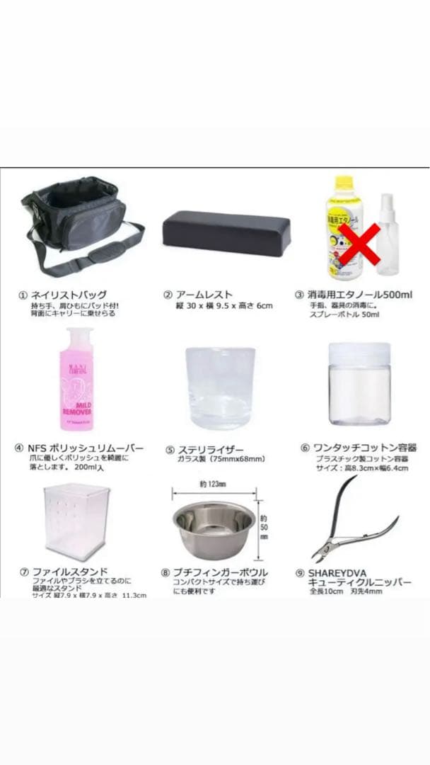 ネイル検定セット 3級 シャレドワ