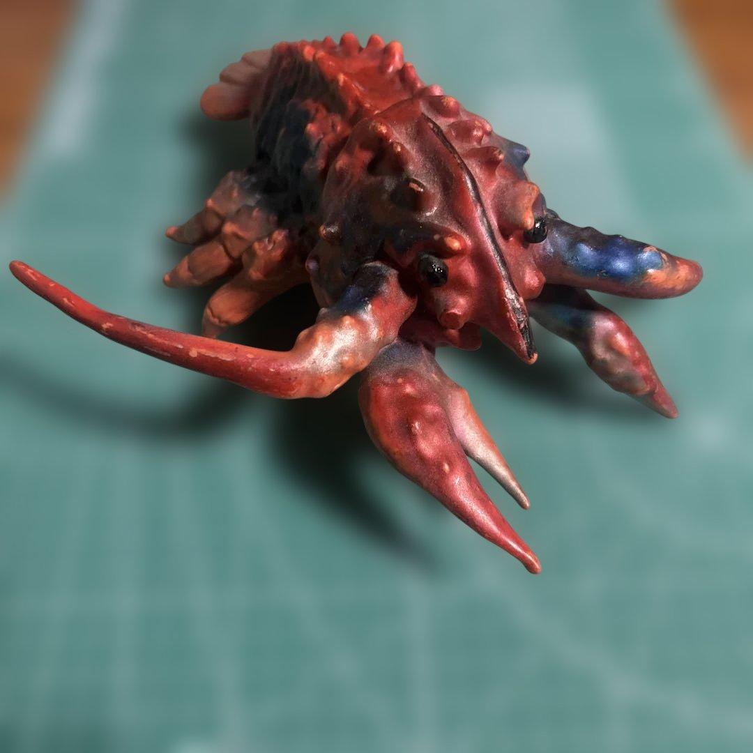 特撮フィギュア ￼エビラ、ゴジラ南海の大決闘マルサンスタンダードサイズ1期型￼