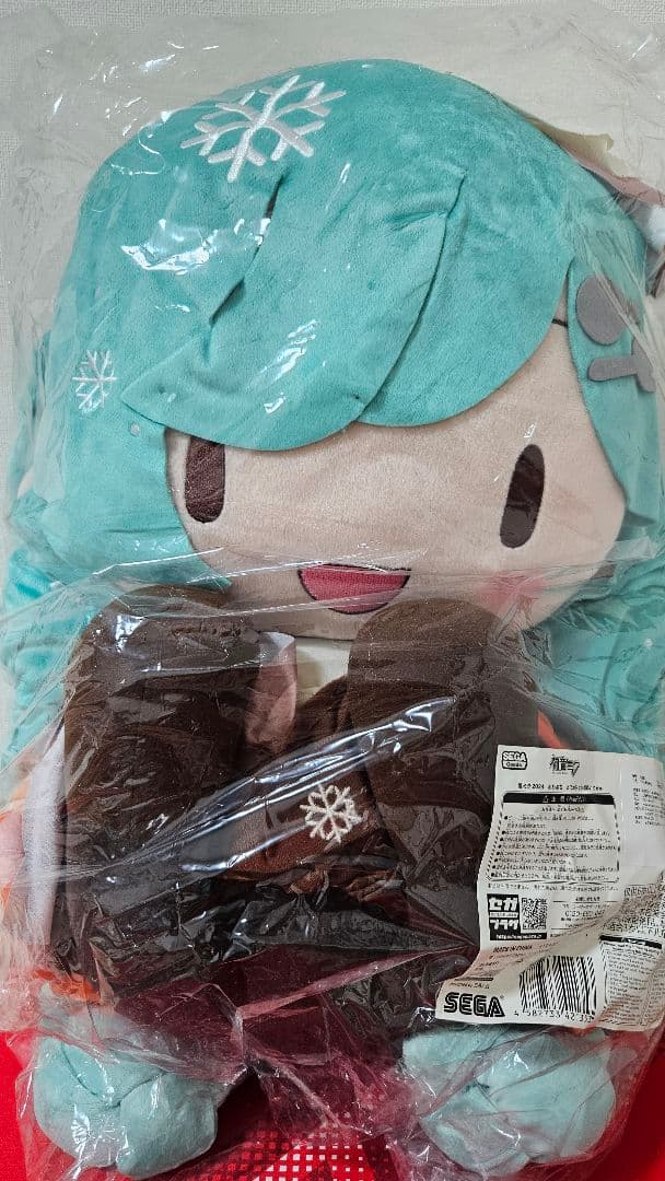 初音ミクシリーズ雪ミク2024 ふわぷち どでかぬいぐるみ