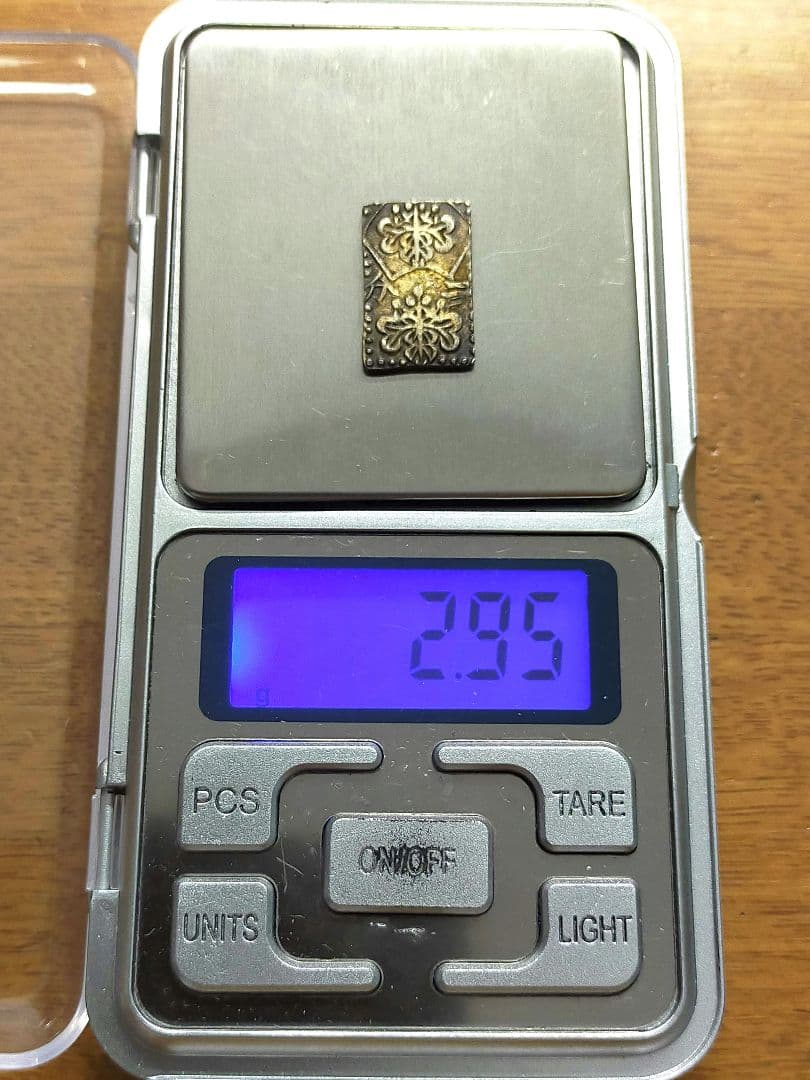 古銭　明治二分判金　別座　3枚