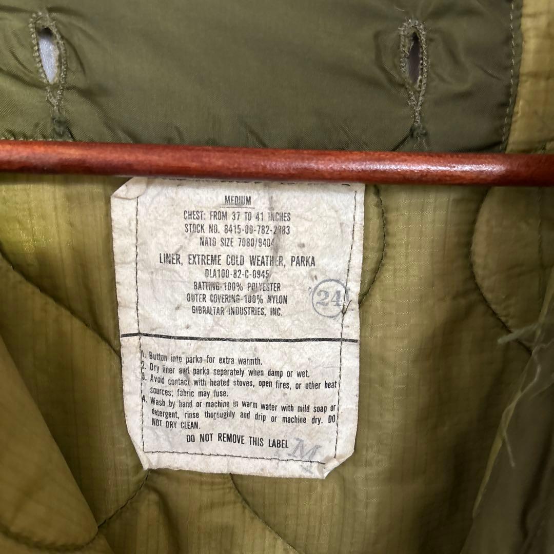 U.S. Army M-65 Fishtail Parka ライナーあり