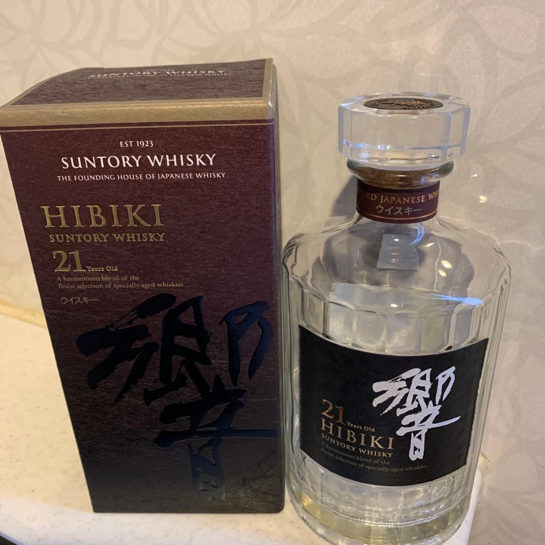 響21年ウイスキー空瓶