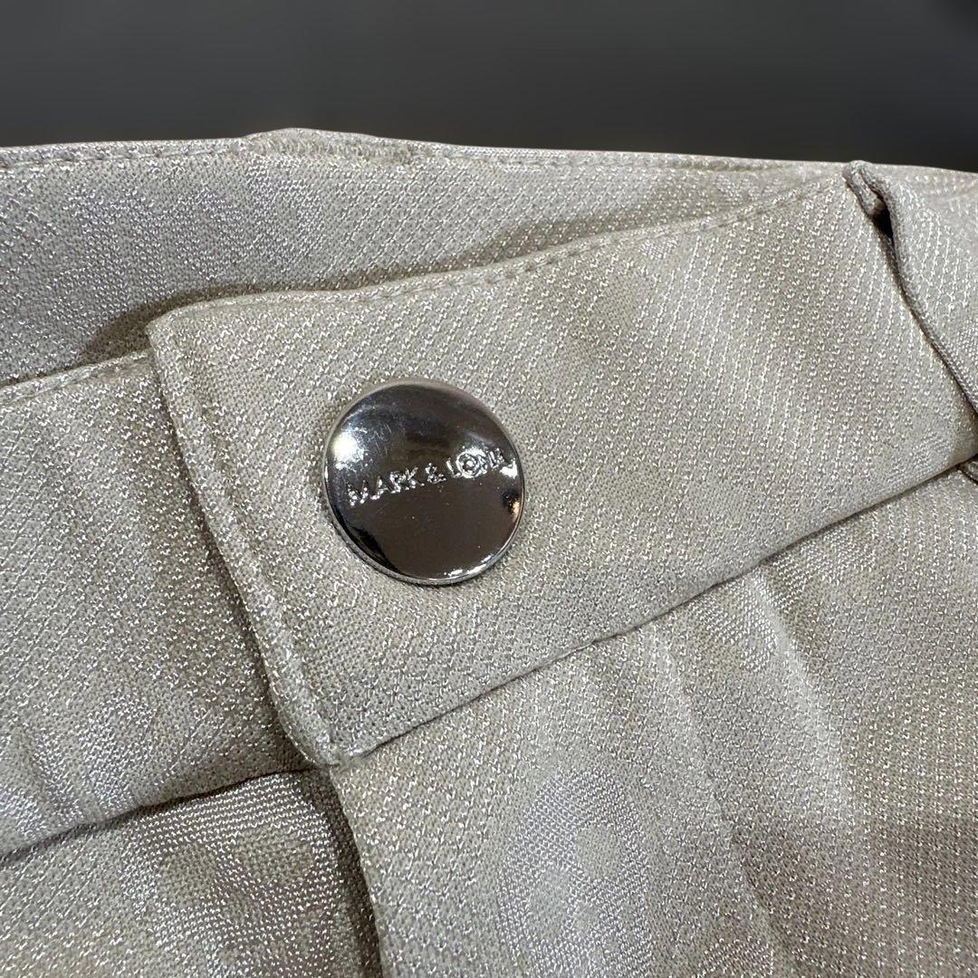 ✴︎美品✴︎ MARK&LONA ゴルフパンツ　ボトムス　グリーン　ライン　48 L