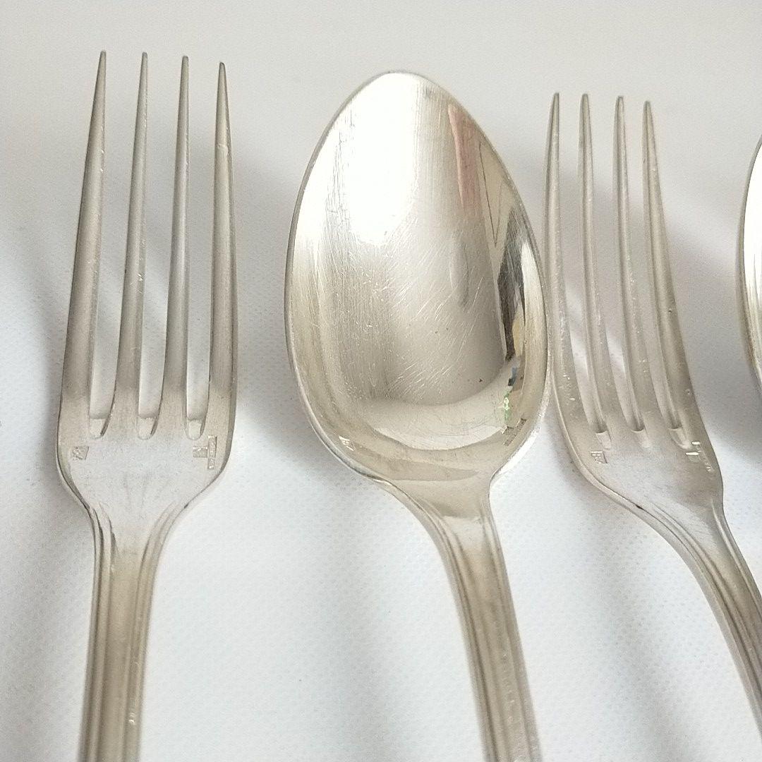 ALFENIDO クリストフル テーブルスプーン フォーク 6本 アンティーク