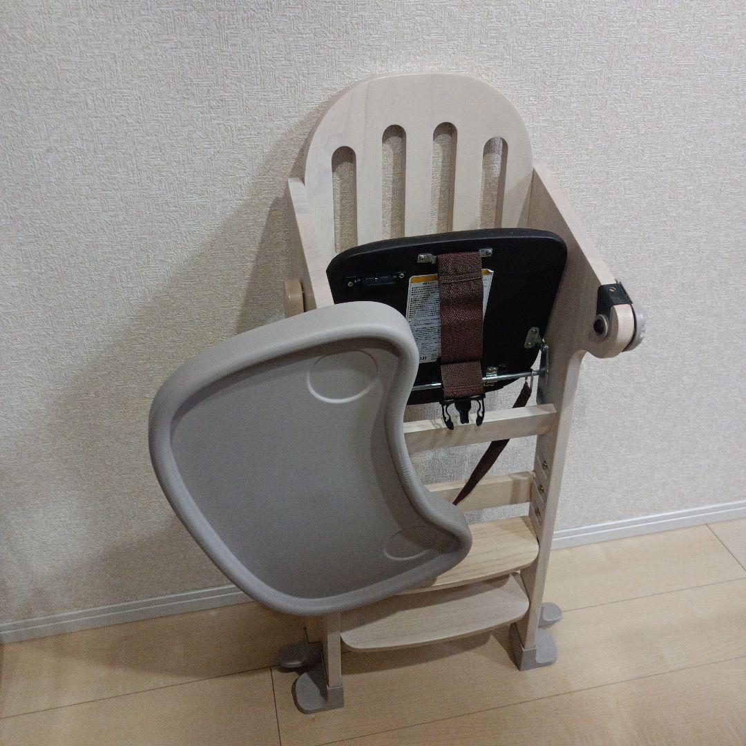 KATOJI　 Easy-sit 木製ベビーハイチェア ホワイトウォッシュ