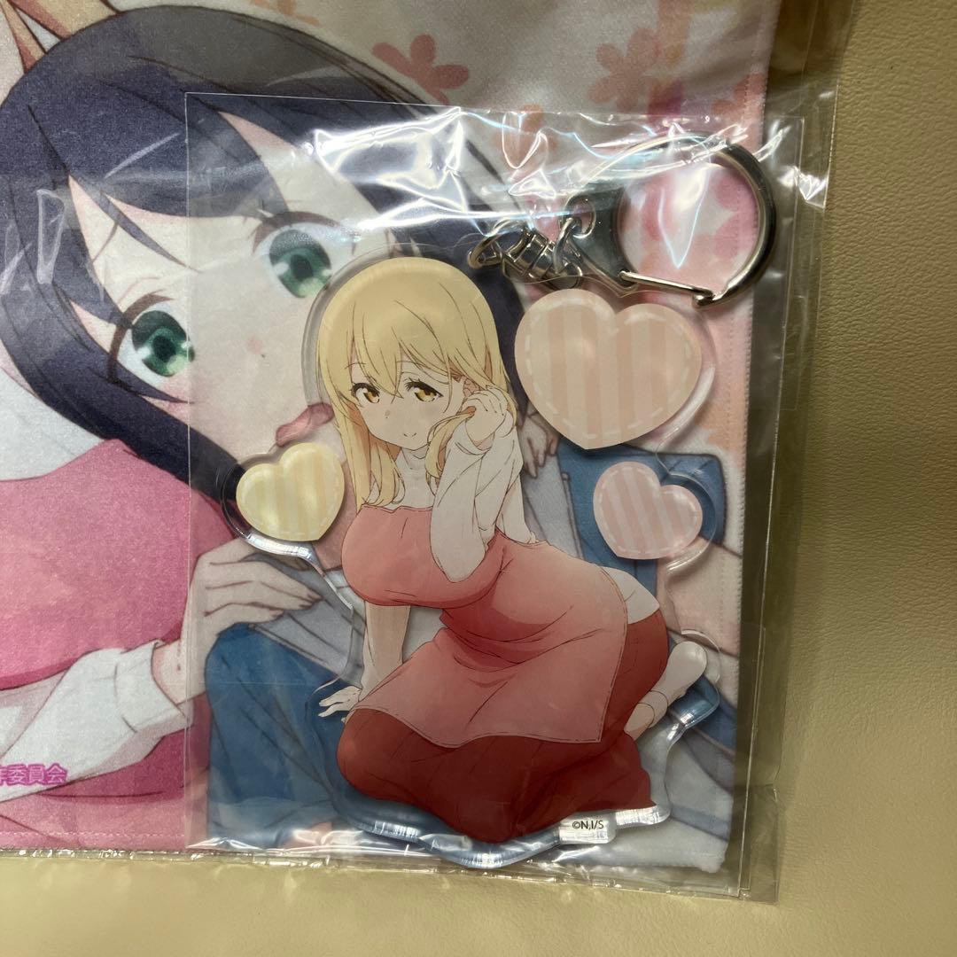 すのはら荘の管理人さん 春原彩花　キーホルダー　缶バッジ　タオル　グッズセット