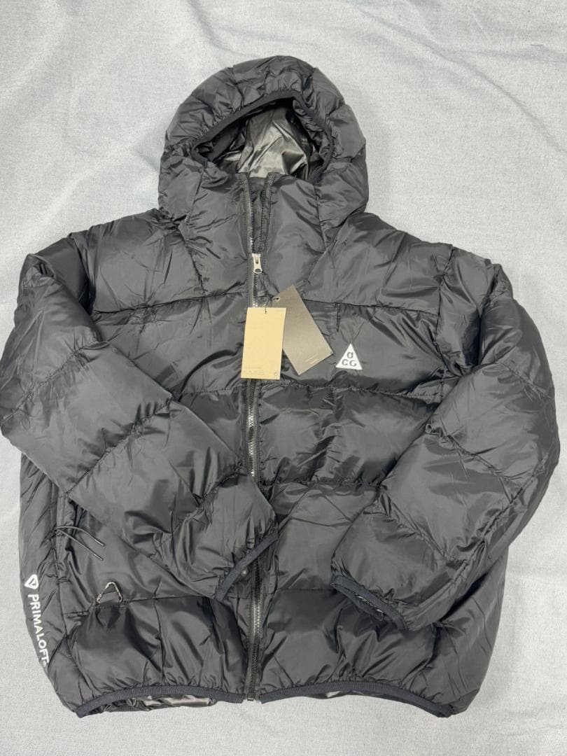 ACGフード付きダウンジャケット ブラック