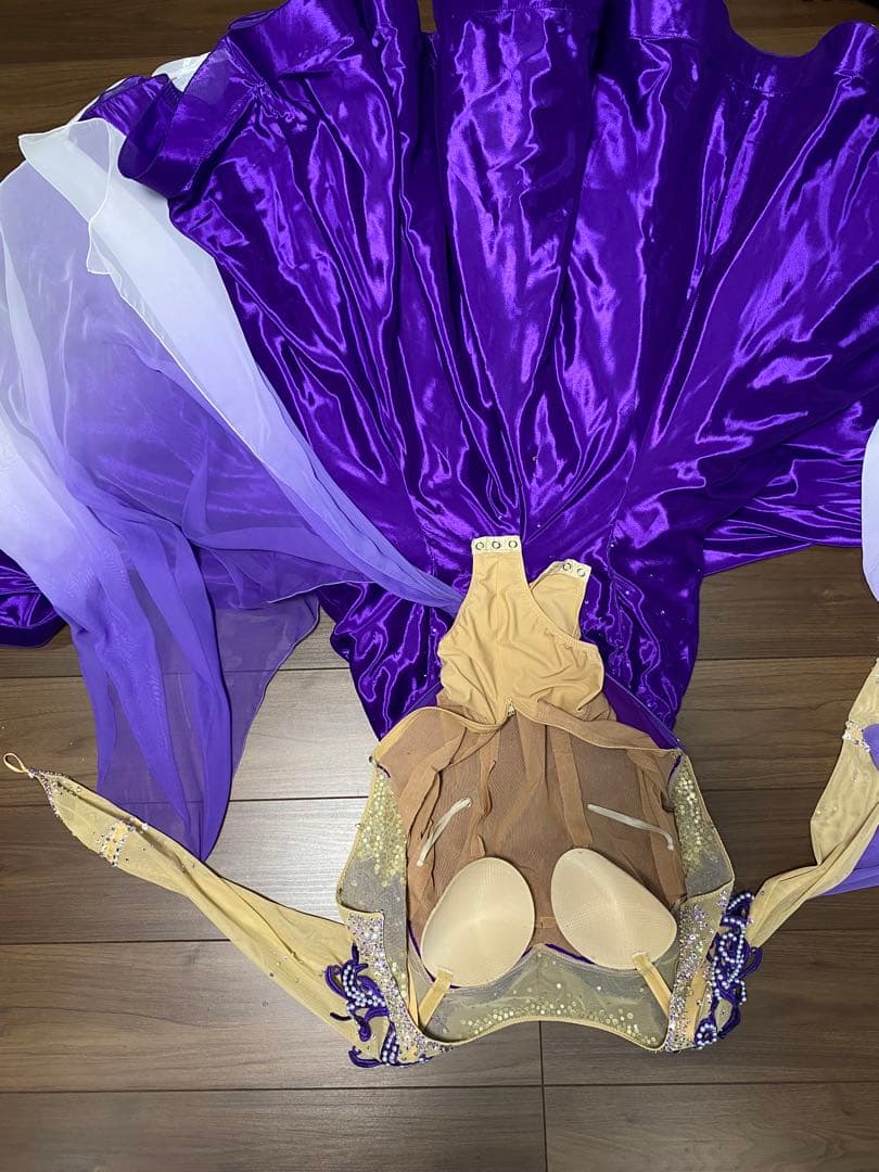 HISAYA 社交ダンス　スタンダードドレス　スワロフスキー