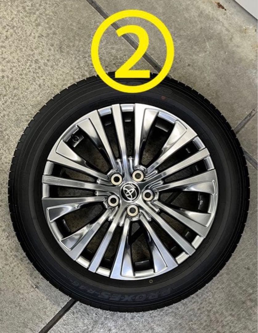 80ハリアー Z純正タイヤホイール4本②(4本中2本)