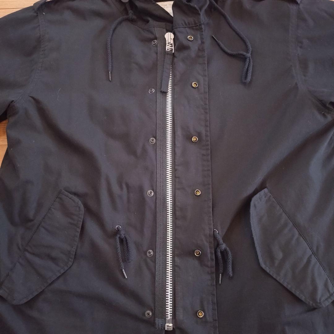 【美品】ヒューストン M-51 モッズコート　ライナー付き　黒　XXS