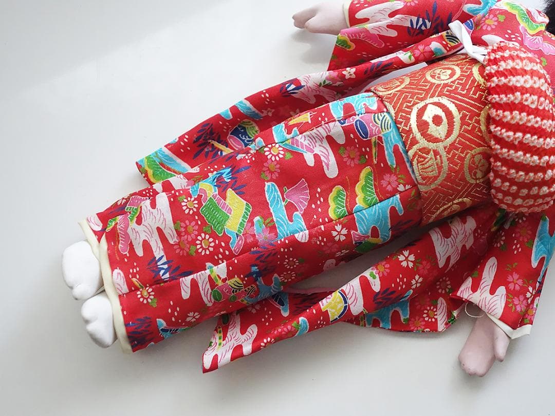 市松人形 日本人形 昭和レトロ　Z96