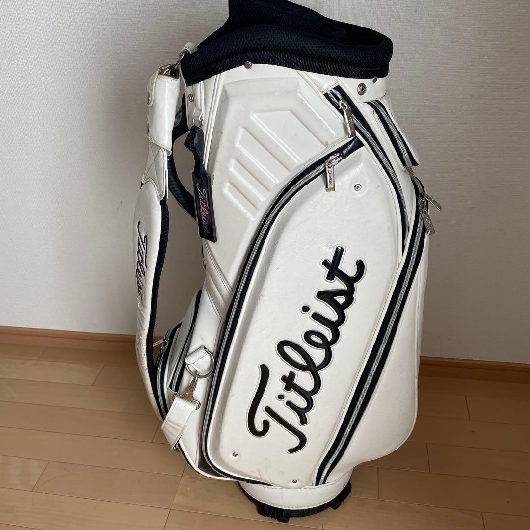 Titleist ホワイト キャディバッグ