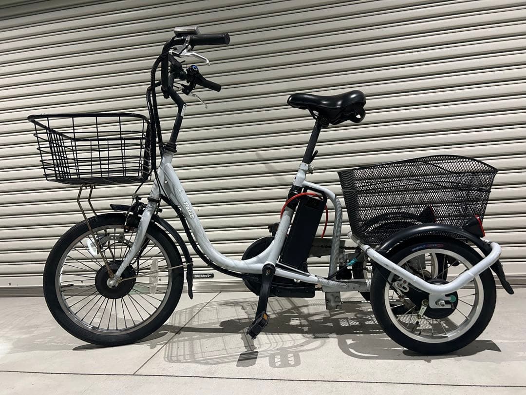 兵庫県神戸市より！ミムゴ三輪電動自転車アシラクpetit修理ベースですが乗れます