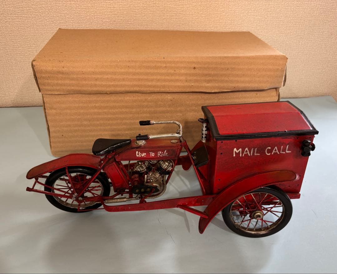 ＜郵便車＞（時代を築いた働く車ブリキ頒布会）#⑦