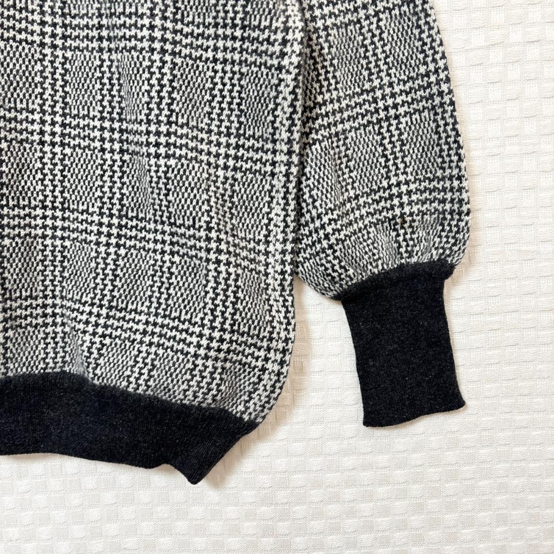 カシミヤ100% Drumohr ドルモア グレンチェック ニット セーター