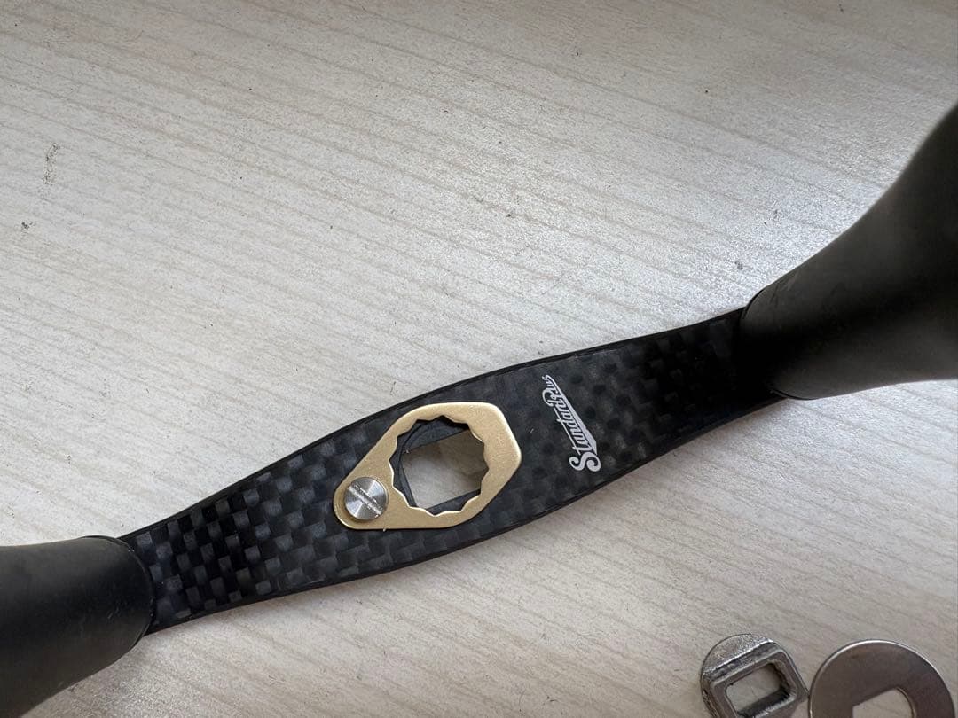 ★☆スタジオコンポジット　カーボンハンドル　RC-DC 90mm ゴールド　美品