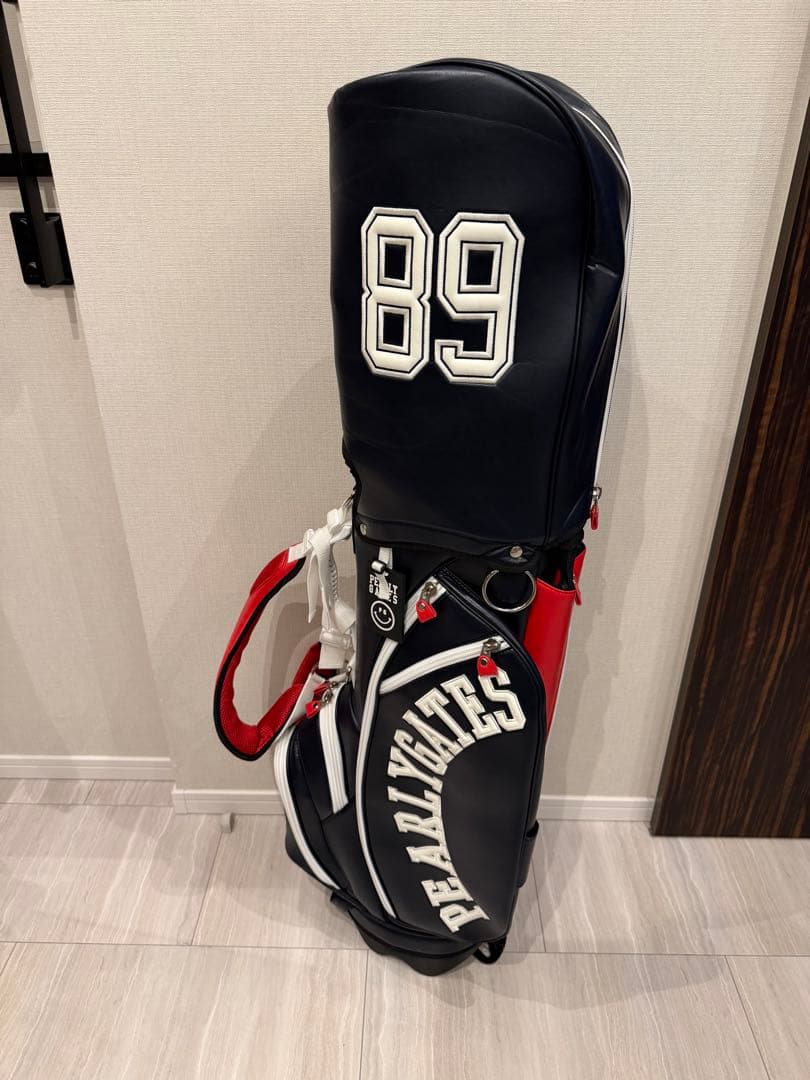 たとぅ〜ん パーリーゲイツ キャディバッグ トリコロール ヘッドカバー付き