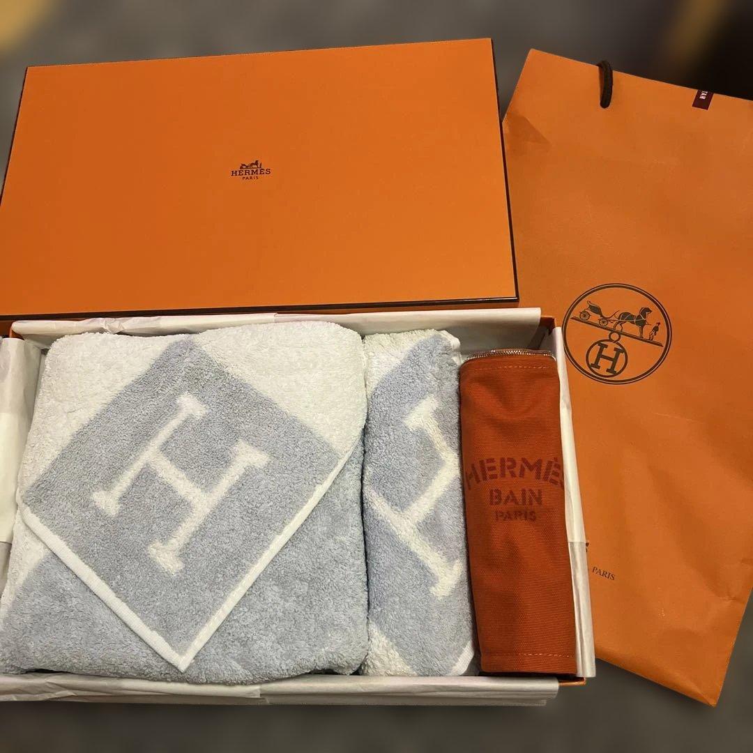 HERMES アヴァロンタオルセット エルメスヨッティングGM コットンポーチ