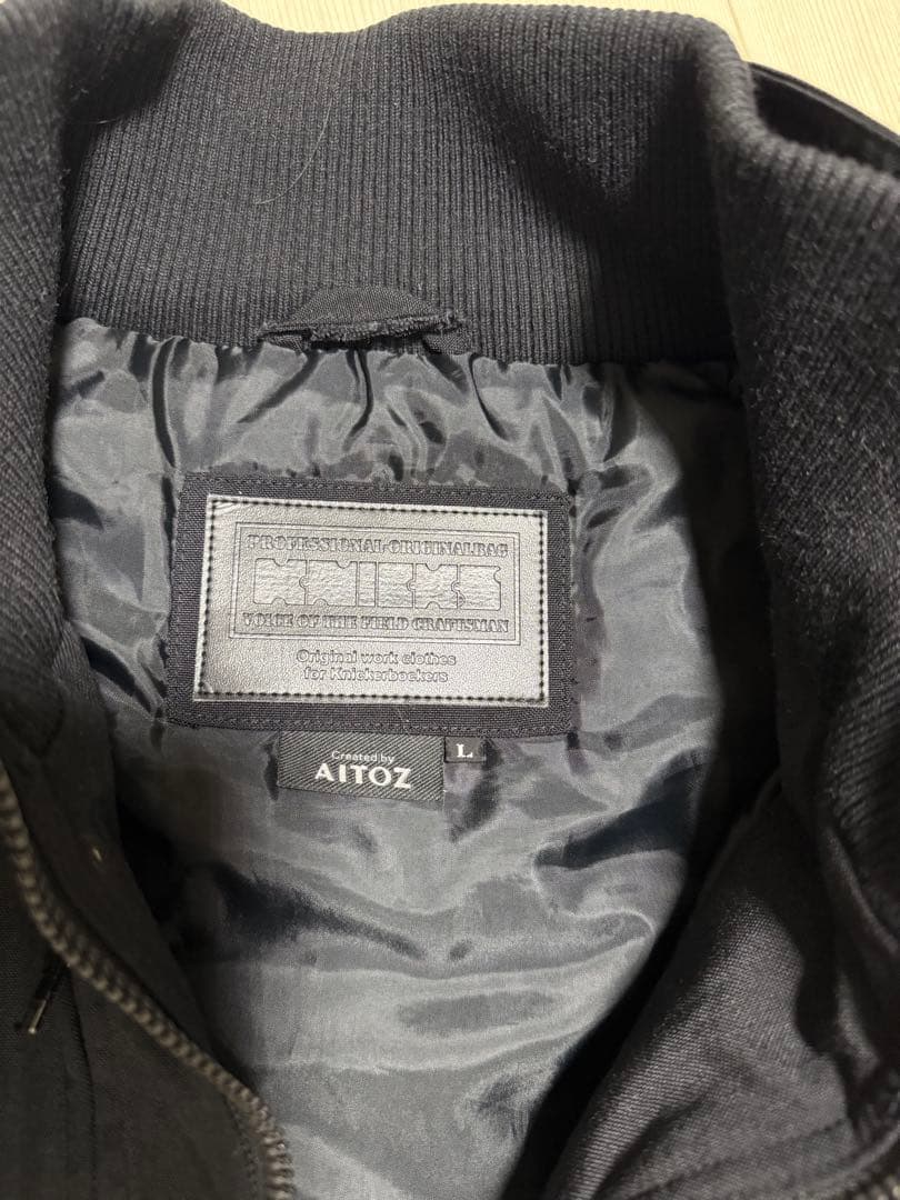 ニックス（KNICKS）数量限定 ワークベスト防寒着ブラック　Lサイズ