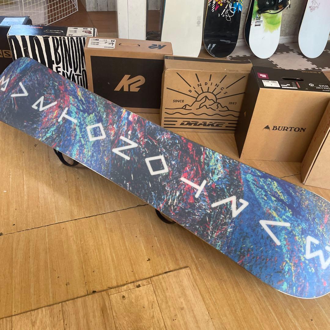 BURTON×SALOMON　バートン　スノーボード　サロモンバインディング付