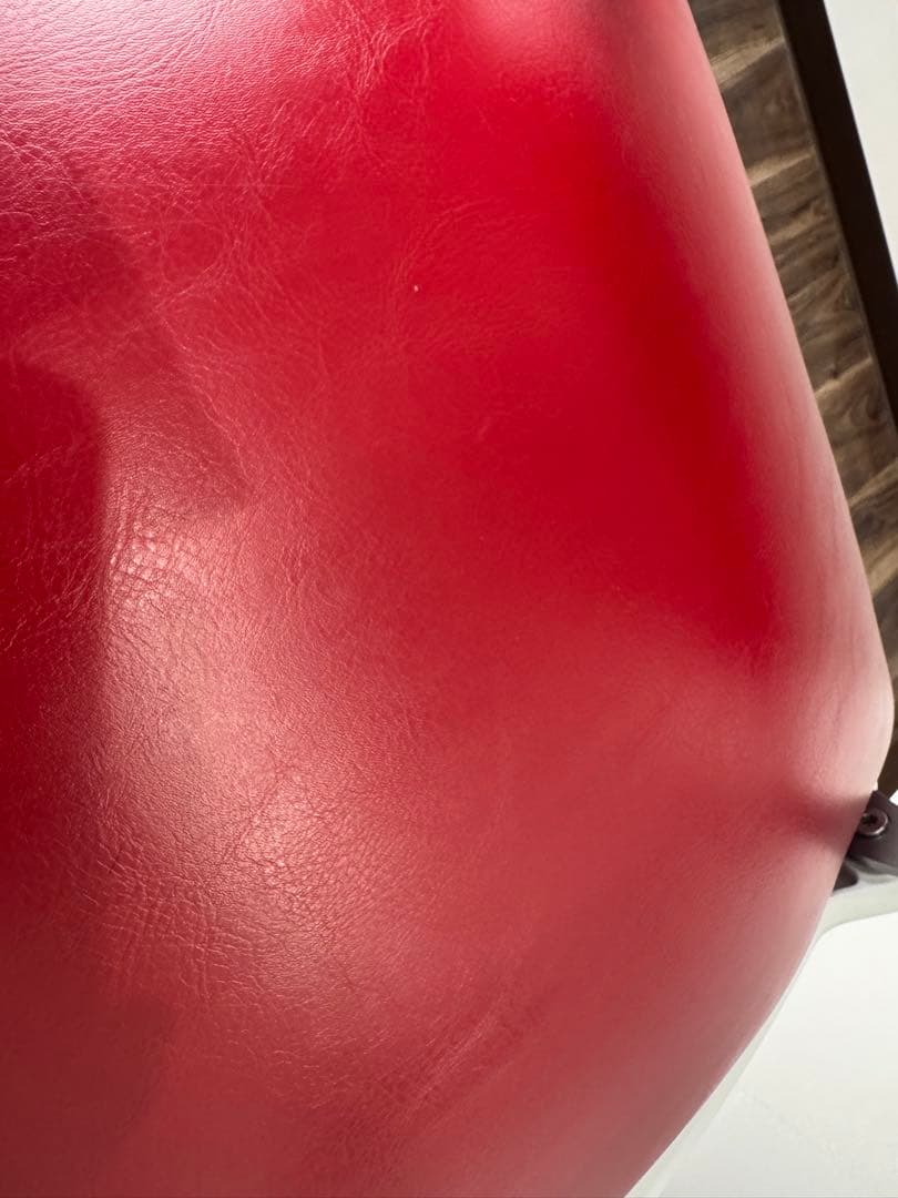 ド*ん様 引き取りタカラベルモント理容椅子 赤 ビンテージ 昇降可 美品 バーバ