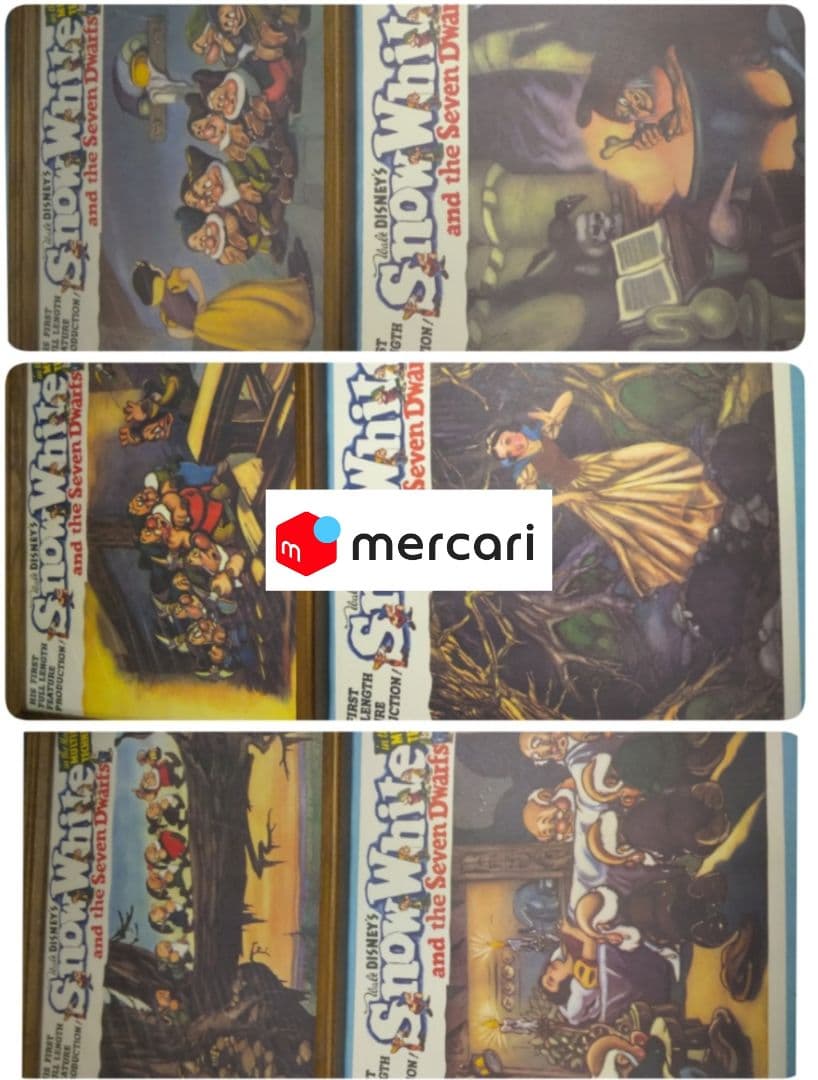 ビンテージ ロビーカード ディズニー 白雪姫 ポスター 1937 復刻 レトロ