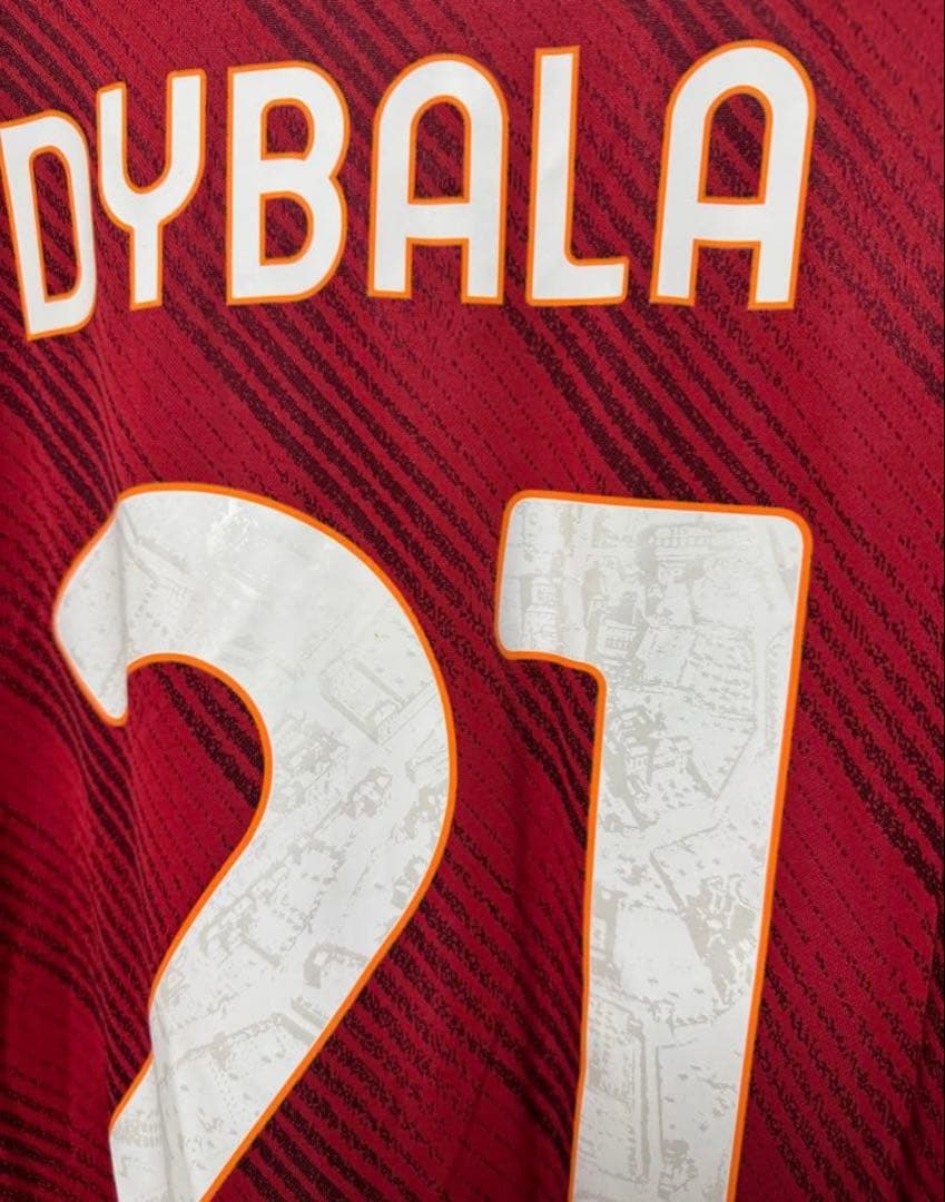 正規品23-24 ASローマ ダービー限定4thユニフォーム ディバラ