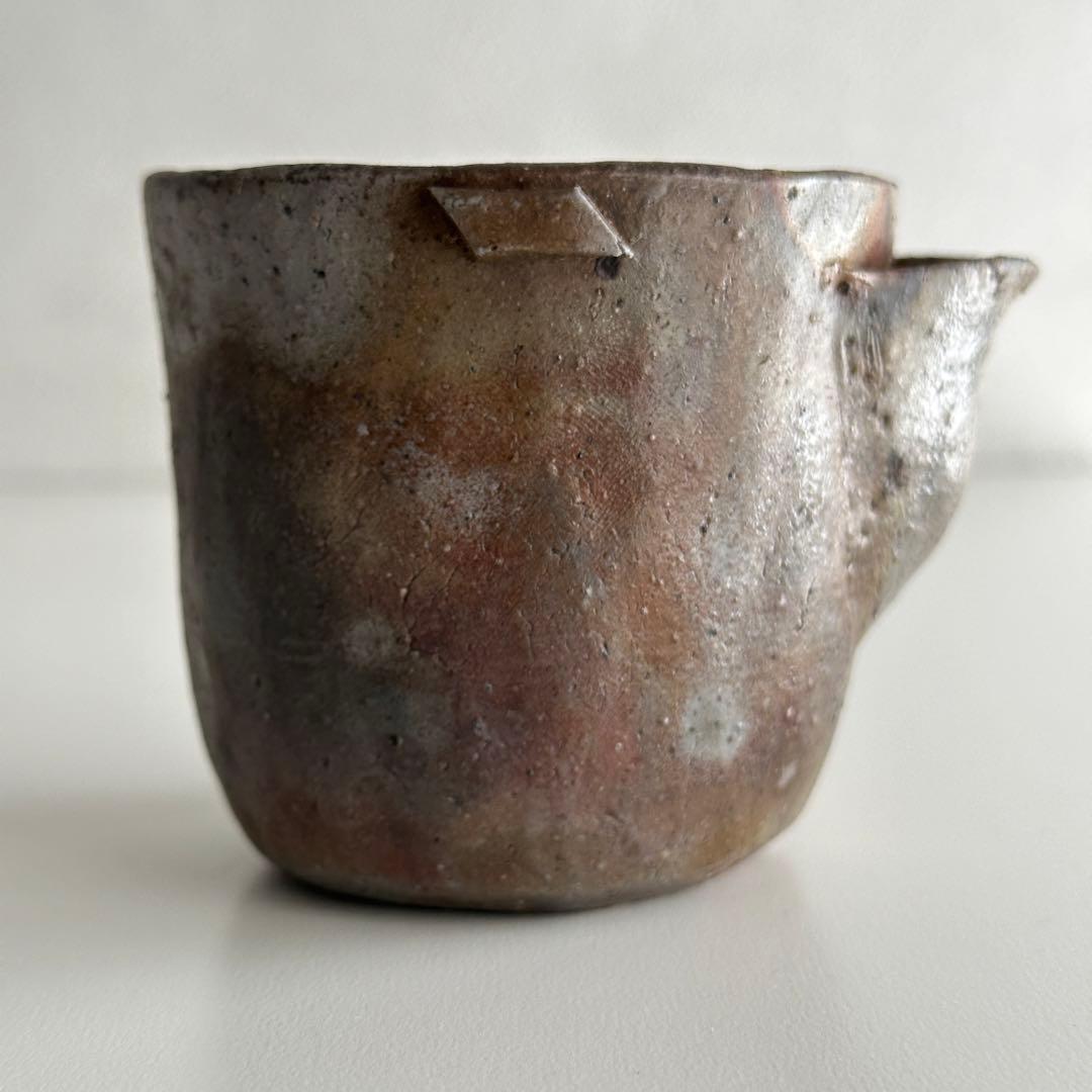 山本陶秀 備前 茶器 宝瓶 蓋なし品 合わせ箱