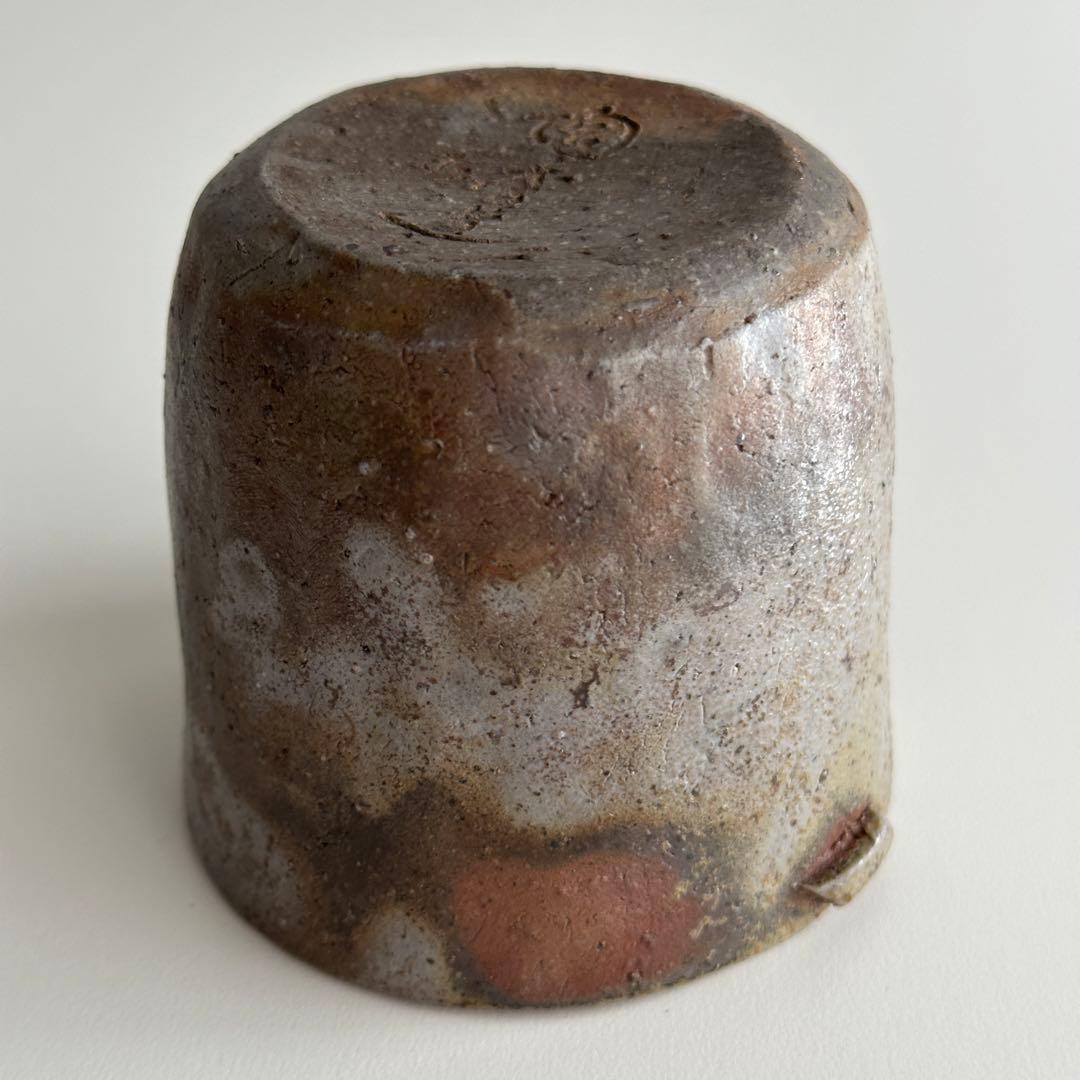 山本陶秀 備前 茶器 宝瓶 蓋なし品 合わせ箱