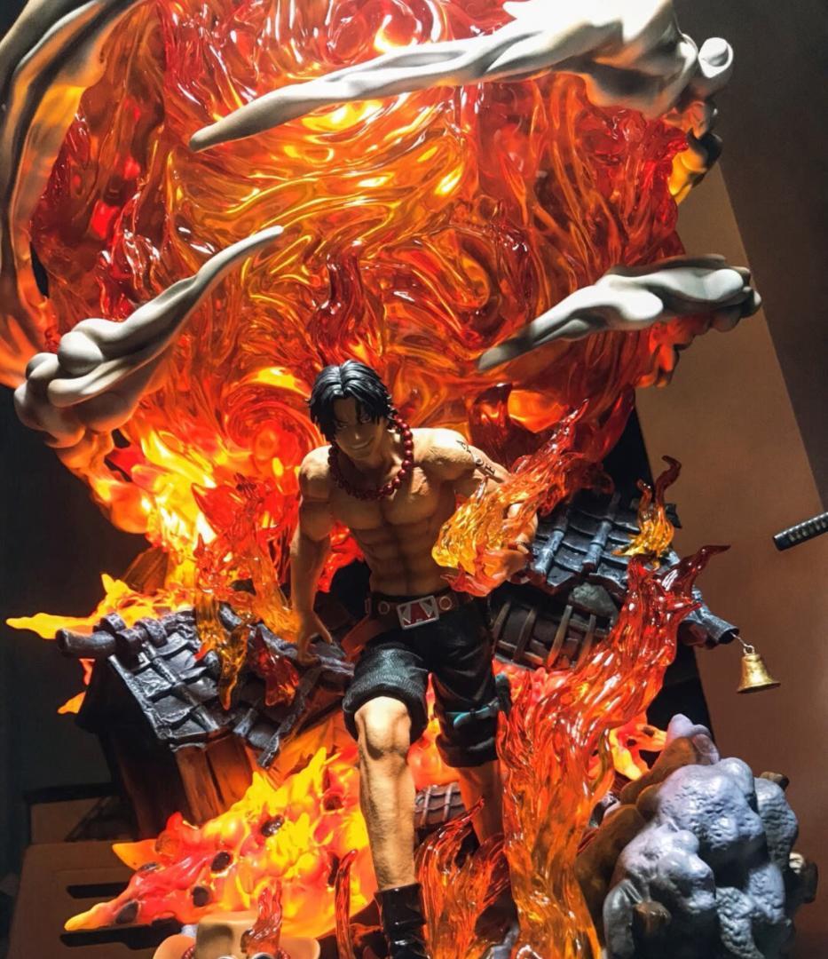 ONE PIECE ポートガス·D·エース 1/3 彫刻フィギュア 海外限定