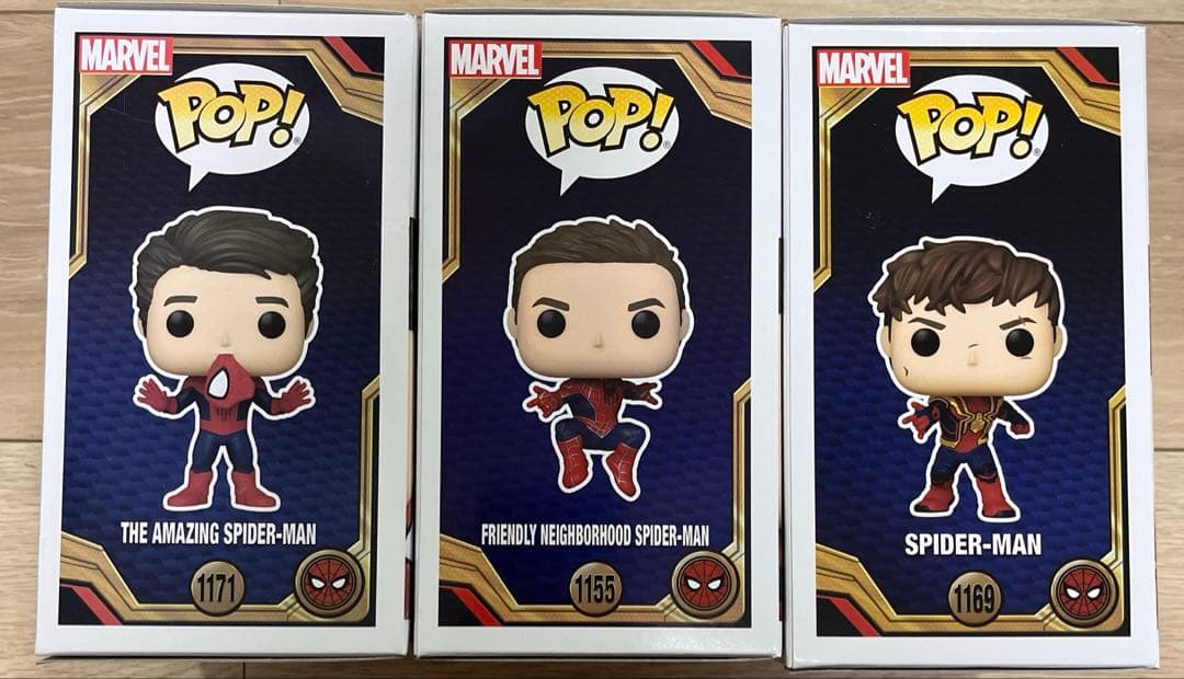 【超希少】Funko スパイダーマン No way  3体セット