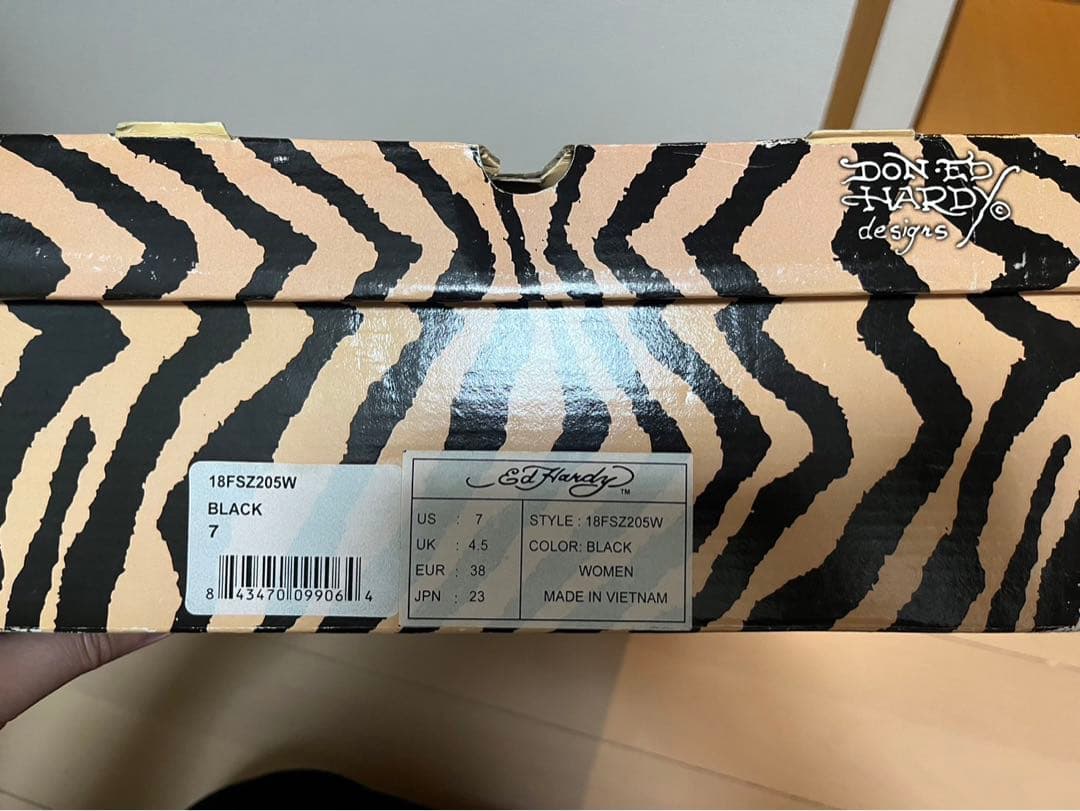 Ed Hardy スカルデザインブーツ