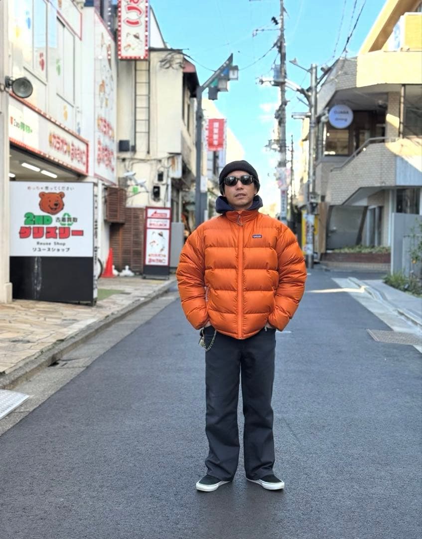 廃盤 00's patagonia インサレーショングースダウン オレンジ