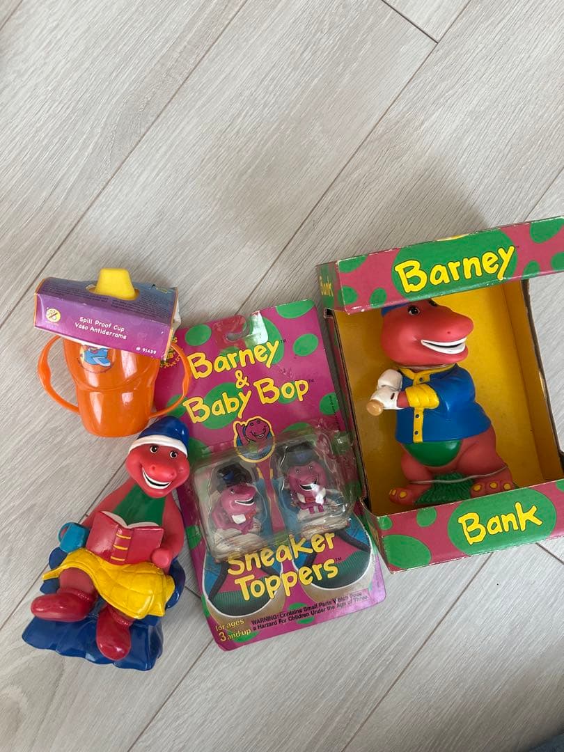 バーニーBarney恐竜ヴィンテージ セットUSAアメリカ購入keikiii