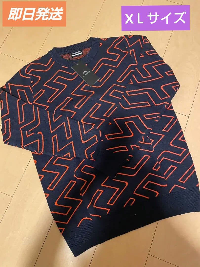 ジェイリンドバーグ　長袖ニット　メンズゴルフウェア