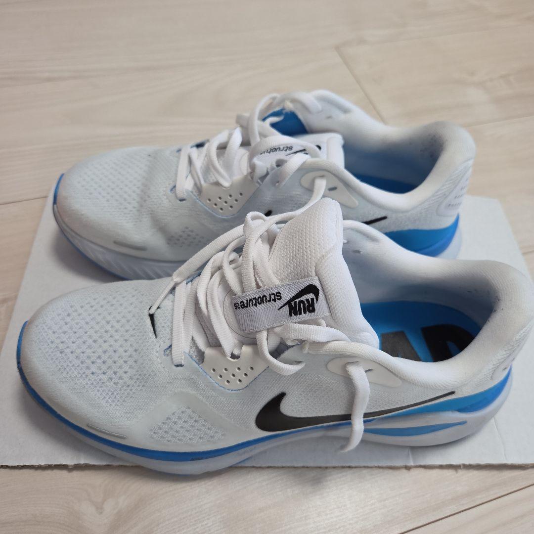 Nike Structure25cm ランニングシューズ ホワイト/ブルー