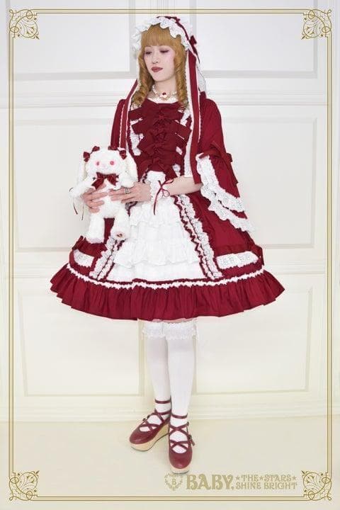 タグ付きローブアラフランセーズワンピ BABY, THE STARS SHINE