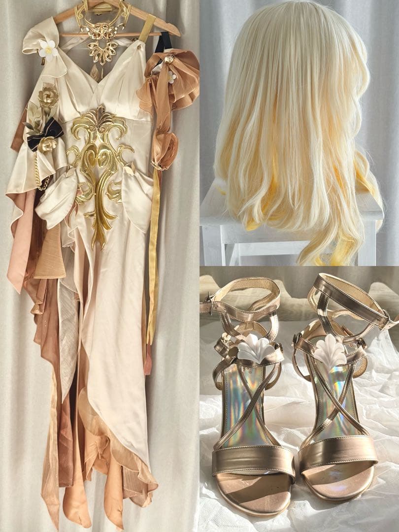 次元依【即納】フルセット（衣装+靴+ウィッグ）アグライア崩壊スターレイルコスプレ