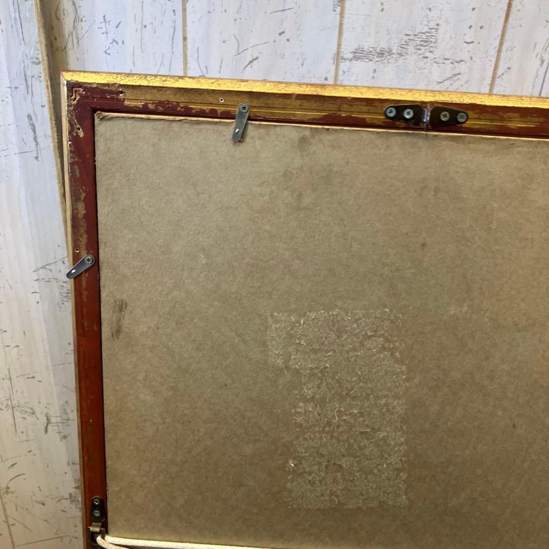 昭和レトロ 人物画 肖像画 油絵 油彩画 絵画 アート 壁掛け 壁飾り 額装